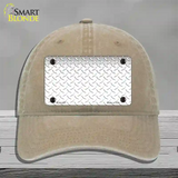 Diamond White Novelty License Plate Hat Unconstructed Cotton / Khaki