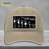 The Schit Family Novelty License Plate Hat Unconstructed Cotton / Khaki