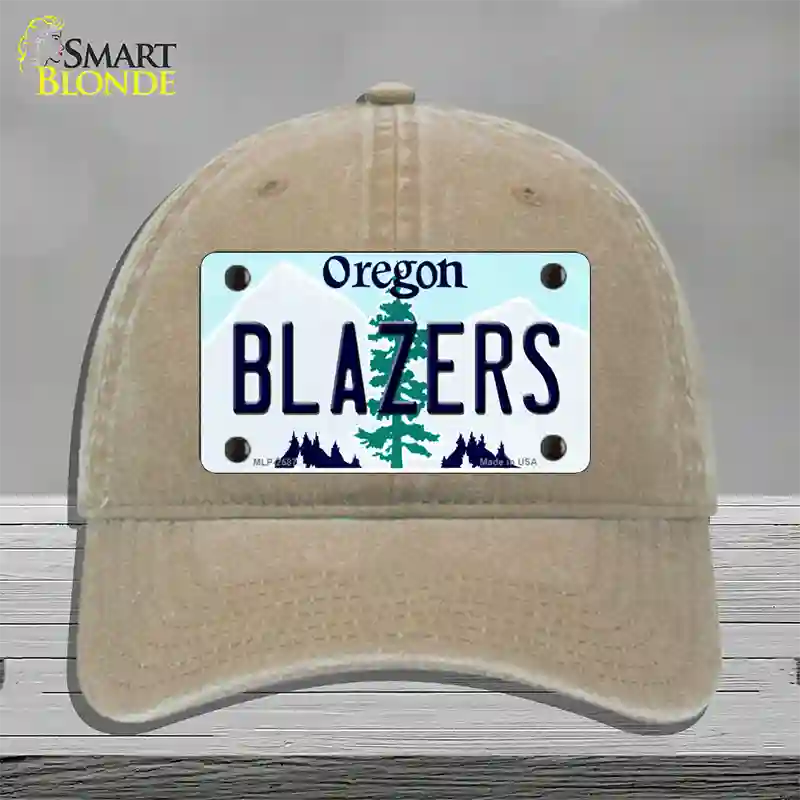 Blazers Oregon State Novelty License Plate Hat Unconstructed Cotton / Khaki