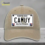 Camuy Novelty License Plate Hat Unconstructed Cotton / Khaki