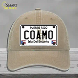 Coamo Novelty License Plate Hat Unconstructed Cotton / Khaki