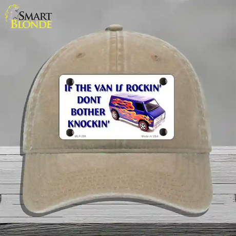 If Vans Rockin Novelty License Plate Hat Unconstructed Cotton / Khaki