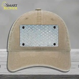 Silver Toolbox Diamond Novelty License Plate Hat Unconstructed Cotton / Khaki