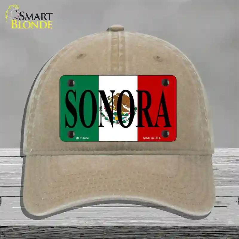 Sonora Novelty License Plate Hat Unconstructed Cotton / Khaki