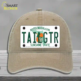 Tailgtr Florida Novelty License Plate Hat Unconstructed Cotton / Khaki