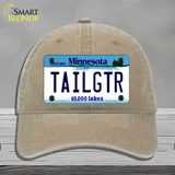 Tailgtr Minnesota Novelty License Plate Hat Unconstructed Cotton / Khaki