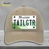 Tailgtr Tennessee Novelty License Plate Hat Unconstructed Cotton / Khaki