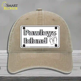 Pawleys Island Flip Flops Novelty License Plate Hat Unconstructed Cotton / Khaki