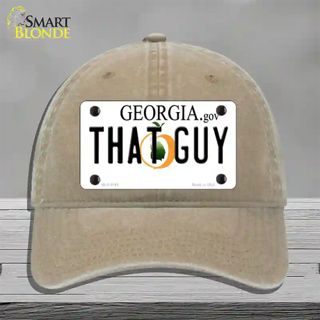 That Guy Georgia Novelty License Plate Hat Unconstructed Cotton / Khaki