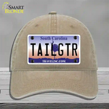 Tailgter South Carolina Novelty License Plate Hat Unconstructed Cotton / Khaki