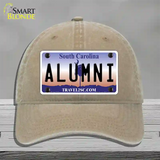 Alumni South Carolina Novelty License Plate Hat Unconstructed Cotton / Khaki