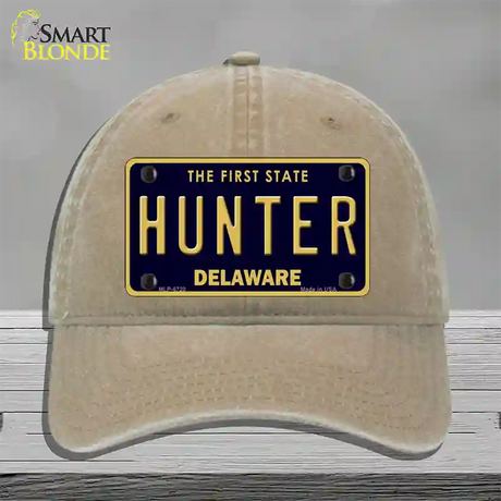 Hunter Delaware Novelty License Plate Hat Unconstructed Cotton / Khaki