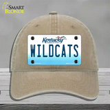 Wildcats Kentucky Novelty License Plate Hat Unconstructed Cotton / Khaki