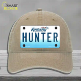 Hunter Kentucky Novelty License Plate Hat Unconstructed Cotton / Khaki