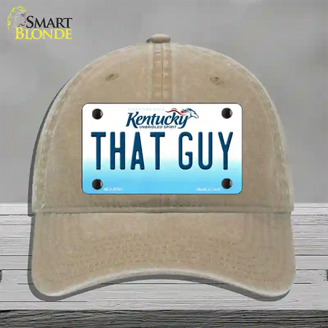 That Guy Kentucky Novelty License Plate Hat Unconstructed Cotton / Khaki