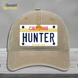 Hunter California Novelty License Plate Hat Unconstructed Cotton / Khaki