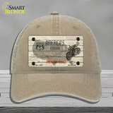 Americas Highway Route 66 Novelty License Plate Hat Unconstructed Cotton / Khaki