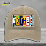 Mother Wood License Plate Art Novelty License Plate Hat Unconstructed Cotton / Khaki