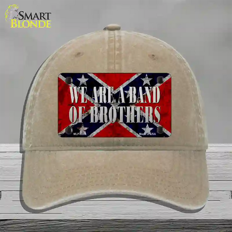 Band Of Brothers Novelty License Plate Hat Unconstructed Cotton / Khaki