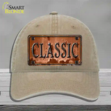 Classic Novelty License Plate Hat Unconstructed Cotton / Khaki