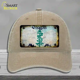 Oregon Rusty Blank Novelty License Plate Hat Unconstructed Cotton / Khaki