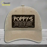 At Poppys Novelty License Plate Hat Unconstructed Cotton / Khaki