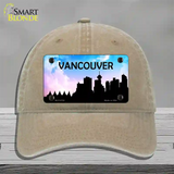 Vancouver Silhouette Novelty License Plate Hat Unconstructed Cotton / Khaki