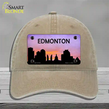 Edmonton Silhouette Novelty License Plate Hat Unconstructed Cotton / Khaki