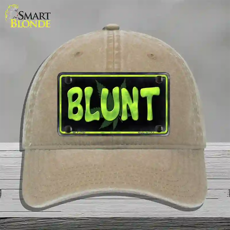 Blunt Novelty License Plate Hat Unconstructed Cotton / Khaki