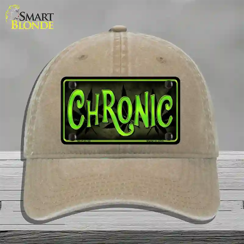 Chronic Novelty License Plate Hat Unconstructed Cotton / Khaki