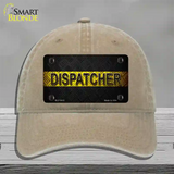 Dispatcher Novelty License Plate Hat Unconstructed Cotton / Khaki