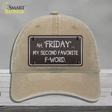 Friday Novelty License Plate Hat Unconstructed Cotton / Khaki