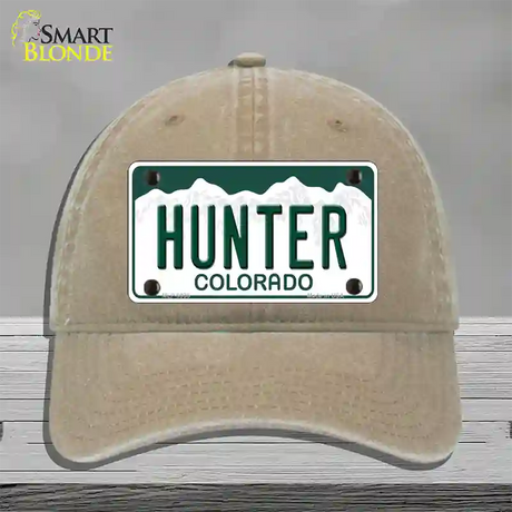 Hunter Colorado Novelty License Plate Hat Unconstructed Cotton / Khaki