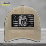 New Jersey Carbon Fiber Novelty License Plate Hat Unconstructed Cotton / Khaki