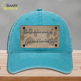 If Love Could Have Saved You Novelty License Plate Hat Unconstructed Cotton / Lake Blue