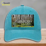 Mississippi Swamp State Novelty License Plate Hat Unconstructed Cotton / Lake Blue