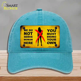 Bring Your Own Novelty License Plate Hat Unconstructed Cotton / Lake Blue