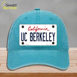 UC Berkeley Novelty License Plate Hat Unconstructed Cotton / Lake Blue