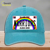 Warriors Novelty License Plate Hat Unconstructed Cotton / Lake Blue