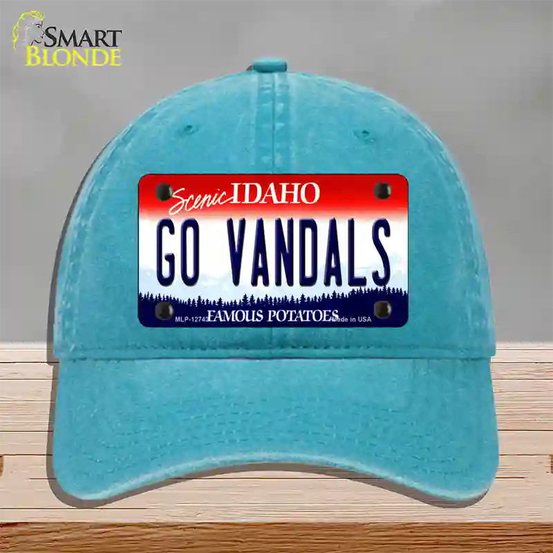 Go Vandals Novelty License Plate Hat Unconstructed Cotton / Lake Blue