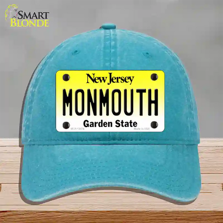 Monmouth Novelty License Plate Hat Unconstructed Cotton / Lake Blue