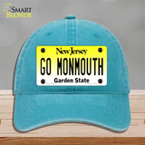 Go Monmouth Novelty License Plate Hat Unconstructed Cotton / Lake Blue