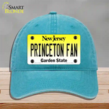 Princeton Fan Novelty License Plate Hat Unconstructed Cotton / Lake Blue