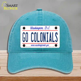 Go Colonials Novelty License Plate Hat Unconstructed Cotton / Lake Blue