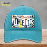 As Strip Art Novelty License Plate Hat Tag Unconstructed Cotton / Lake Blue