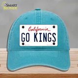 Go Kings Novelty License Plate Hat Tag Unconstructed Cotton / Lake Blue