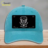 Sons of Liberty 1776 Novelty License Plate Hat Tag Unconstructed Cotton / Lake Blue