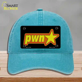 Pawn Star Novelty License Plate Hat Tag Unconstructed Cotton / Lake Blue