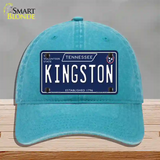 Kingston Tennessee Blue Novelty License Plate Hat Tag Unconstructed Cotton / Lake Blue