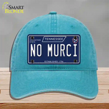 No Murci Tennessee Blue Novelty License Plate Hat Tag Unconstructed Cotton / Lake Blue